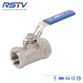 1PC Mengurangi Port Threaded Floating 2000WOG Ball Valve